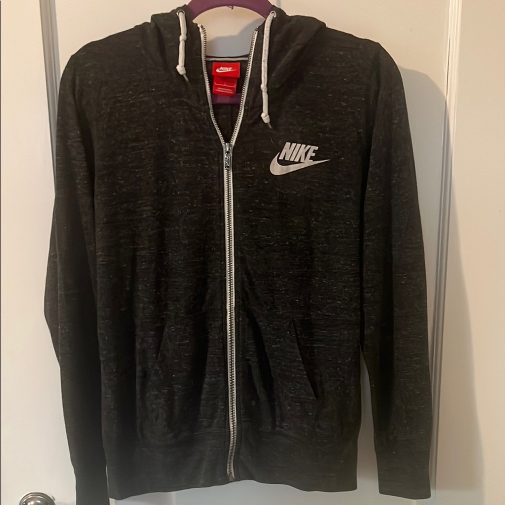 Nike Black Zip-Up Hoodie